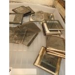 Collection of glass slides including Wel