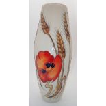 Moorcroft Harvest Poppy vase, H: 18 cm