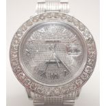 Gents DateJust 10.00 ct diamond Rolex wr