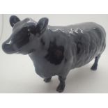 Beswick Aberdeen Angus cow gold backstam