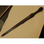 Antique Chinese Bronze sword with pierce