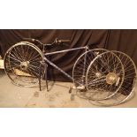 Raleigh Pioneer gents bike with six detached wheels