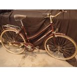 Marlborough County ladies burgundy bicycle