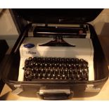 Cased Erika typewriter