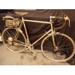 Harry Hall gents racing bicycle with alloy chain set, pedals, rims,