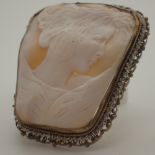 Pinchbeck cameo pendant