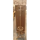 Modern bentwood hat and coatstand