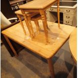 Pine kitchen table,