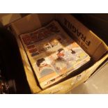 Box of assorted comics including Beano
