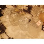 Mixed crystal including decanter etc
