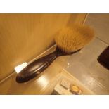 Faux tortoiseshell silver mounted hairbrush