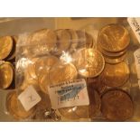 Quantity of mint and near mint pennies