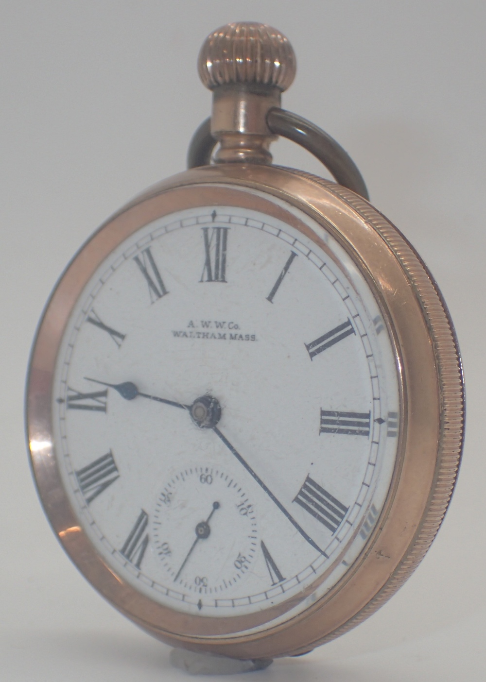 Vintage gold plated Waltham pocket watch,