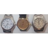 Ladies Rotary and two ladies Tissot wristwatches