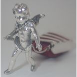 925 silver cupid and sledge pin cushion,
