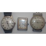 Three wristwatches,