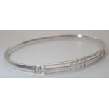 925 silver solid Celtic style bangle