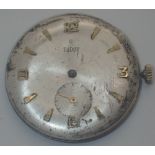 Tudor 17 jewel wristwatch head, A/F,