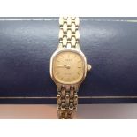 Boxed ladies gold plated Tissot wristwatch