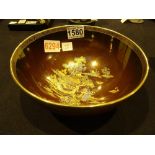 Rouge Royal lustre bowl