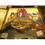 1969 The Beatles 12'' LP in sleeve Yellow Submarine YEX 715-1 716-2 1st release UK no PCS 7070 in