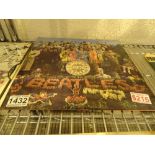 1967 The Beatles 12'' LP in sleeve Sgt Pepper Lonely Hearts Club 1st with posters XEX 671-638-1