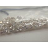 Bag of loose diamonds approximately 5.7ct