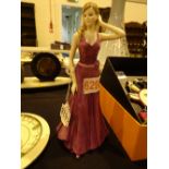 Coalport limited edition Grace figurine H: 22 cm