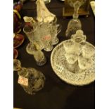 Mixed crystal including four Waterford sherry glasses and four Galway Irish coffee glasses