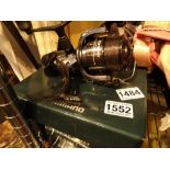 Boxed and unused Shimano Baitrunner DL 6000 RB reel with spare spool