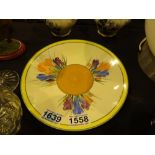 Clarice Cliff large Crocus plate