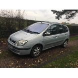 Renault Megane Scenic Sport Alize in silver 1600 petrol W196 VFV first registered 2000