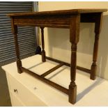 Small oak side table