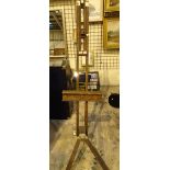 Large vintage artists easel