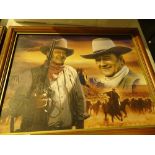 John Wayne Light of a Legend illuminated