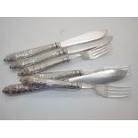 Three pairs of continental silver fish k