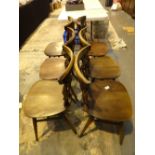 Six Ercol Prince of Wales dining chairs