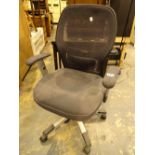 Office chair on castors