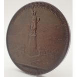 Table medal for USA French cooperation 1776-1876 D: 6 cm with spelling mistake