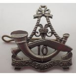 Pre WWI white metal Princess Margarets Own cap badge