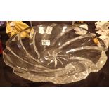 Large Italian crystal fruit bowl D: 35 cm