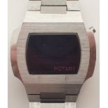 Rotary LED wristwatch ( requires batteries )