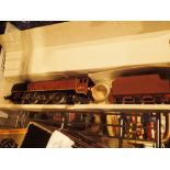 Boxed Wrenn 00 gauge locomotive repainted in BR red