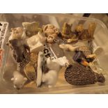 Box of mixed Wade Whimsies including polar bear