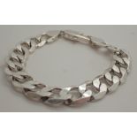 925 silver curb bracelet 30g