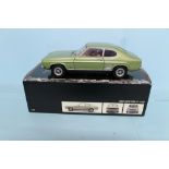 Minichamps 1:18 Ford Capri mk1 1700 gt 1969 diecast model car with original box NB: mirrors and