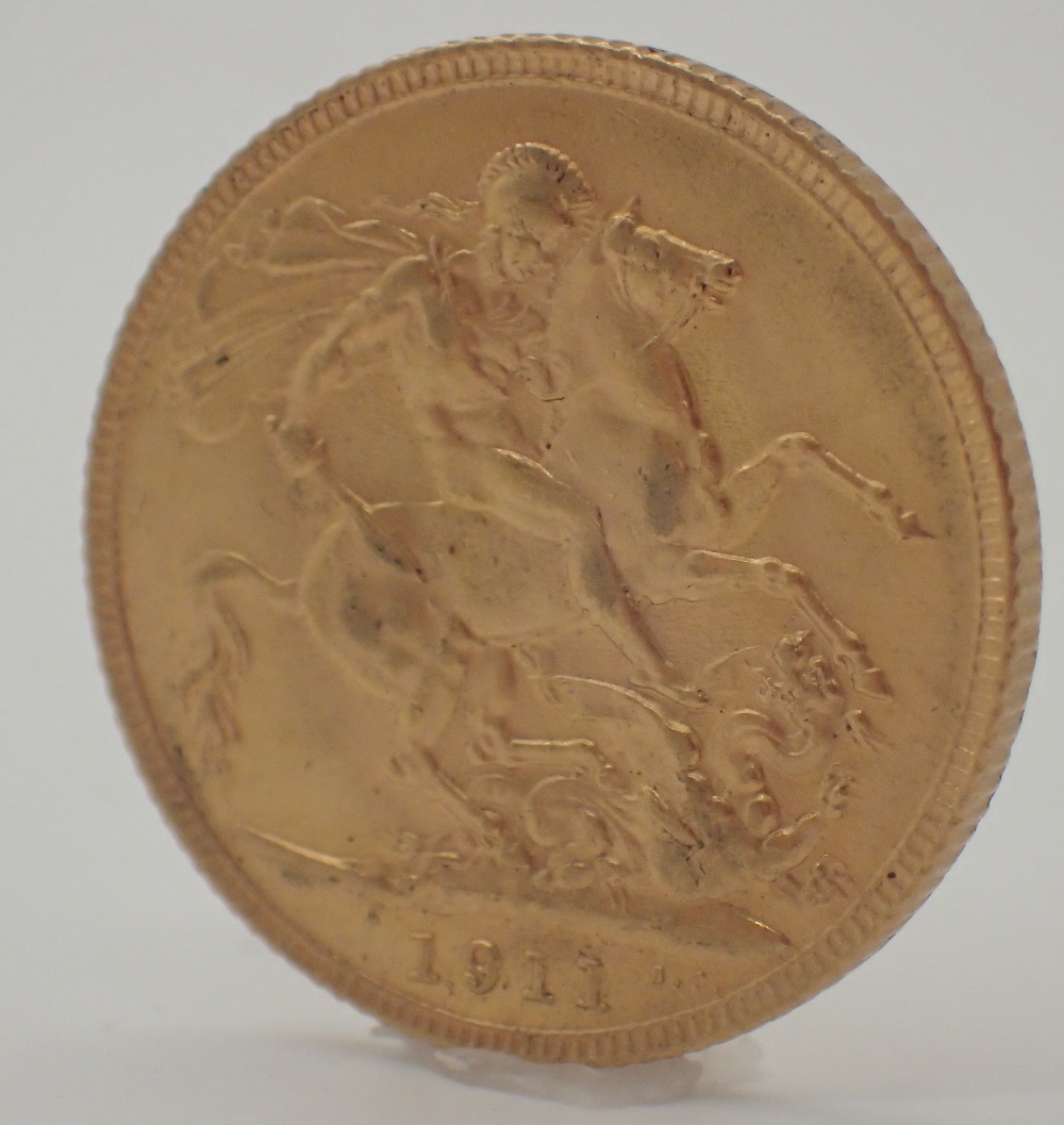 1911 George V full sovereign