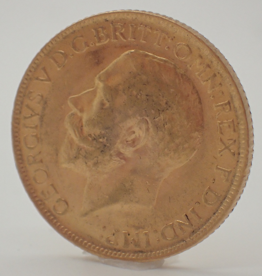 1911 George V full sovereign - Image 3 of 3