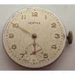Gents Vertex wristwatch movement
