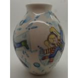 Moorcroft Snow Angels vase H: 13 cm